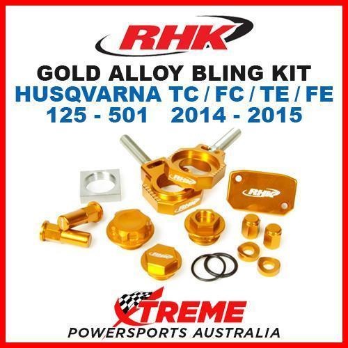 RHK GOLD ALLOY BLING KIT HUSQVARNA TC FC TE FE 125 250 300 350 450 501 14-2015