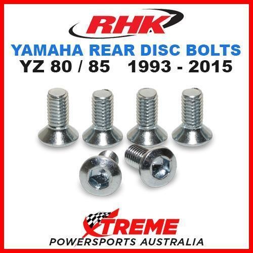 RHK MX REAR HEAVY DUTY BRAKE DISC BOLT SET YAMAHA YZ80 YZ85 YZ 80 85 1993-2015