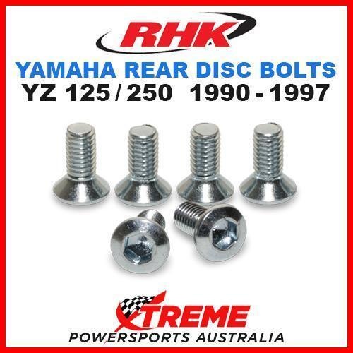 RHK MX REAR HEAVY DUTY BRAKE DISC BOLT SET YAMAHA YZ125 YZ250 1990-1997 MOTO