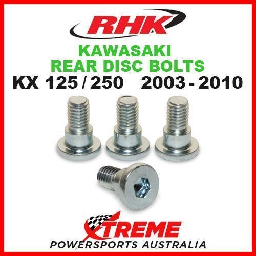 RHK MX REAR HEAVY DUTY BRAKE DISC BOLT SET KAWASAKI KX125 KX250 2003-2010 MOTO