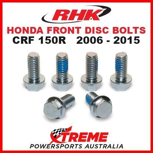 RHK MX FRONT HEAVY DUTY BRAKE DISC BOLT SET HONDA CRF150R CRF 150R 2006-2015