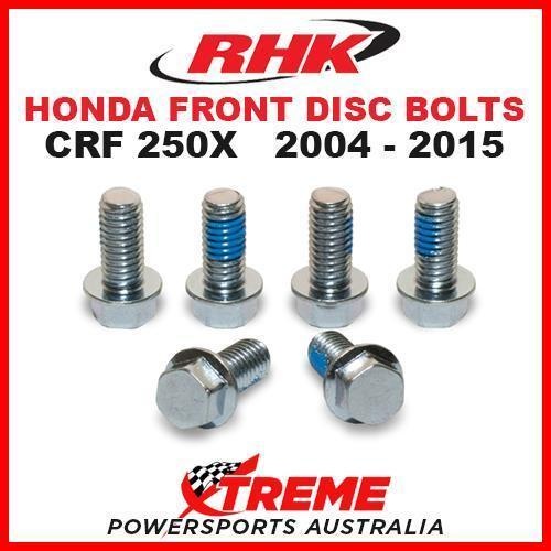 RHK MX FRONT HEAVY DUTY BRAKE DISC BOLT SET HONDA CRF250X CRF 250X 2004-2015