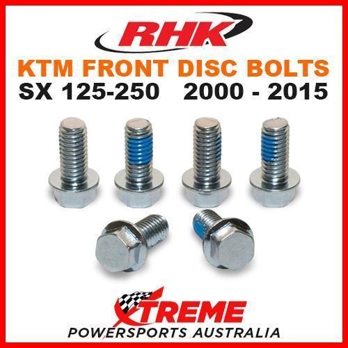 RHK FRONT HEAVY DUTY BRAKE DISC BOLT SET KTM 125SX 144SX 150SX 250SX 2000-2015