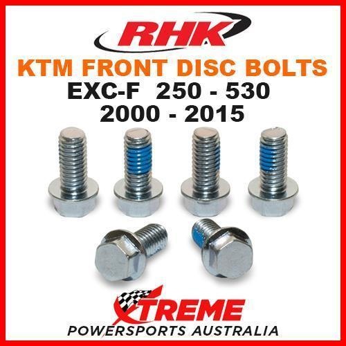 RHK FRONT HEAVY DUTY BRAKE DISC BOLT SET KTM EXC F 250 350 450 500 525 530 00-15