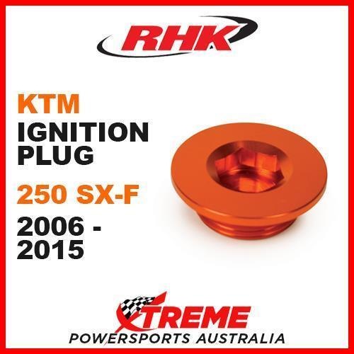 RHK MX OEM REPLACEMENT IGNITION PLUG COVER ORANGE SXF SX-F 250 250SXF 2006-2015