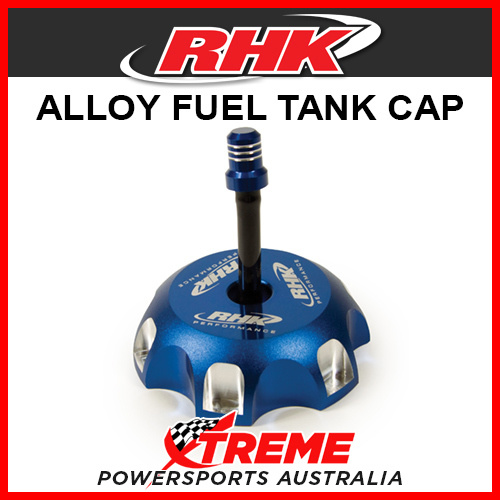RHK For Suzuki RM250 RM 250 2004-2012 Blue Alloy Fuel Tank Gas Cap, 56mm OD