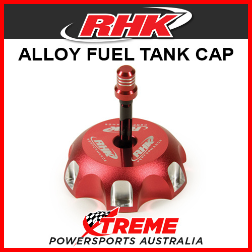 RHK Honda XR50R XR 50 R 2000-2003 Red Alloy Fuel Tank Gas Cap, 56mm OD