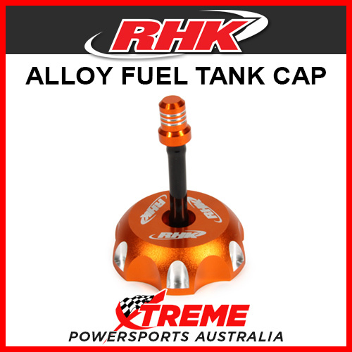 RHK KTM 450EXC 450 EXC 2003-2006 Orange Alloy Fuel Tank Gas Cap, 50mm OD