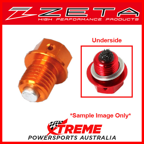 Orange Magnetic Drain Bolt M12X12-P1.5 KTM 125-530 EXC-F All Years, Zeta ZE58-1517