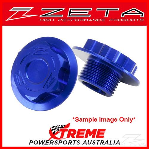 Zeta Kawasaki KLX250 1998-2016 M22x30-P1.0 H12 Blue Steering Stem Nut ZE58-2032