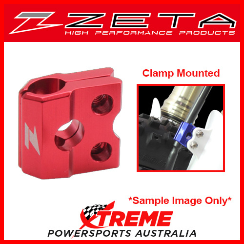 Red Brake line Clamp For Suzuki RM125/250 2001-2013, Zeta ZE92-2106