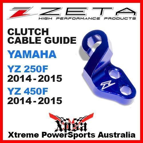 ZETA CLUTCH CABLE GUIDE BLUE YAMAHA YZ 250F YZ250F YZ450F 450F 2014-2015 MX DIRT