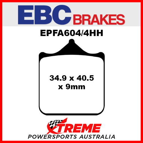 BMW S 1000 R Naked 14-18 Sintered Street/Trackday Front Brake Pad EPFA604/4HH EBC