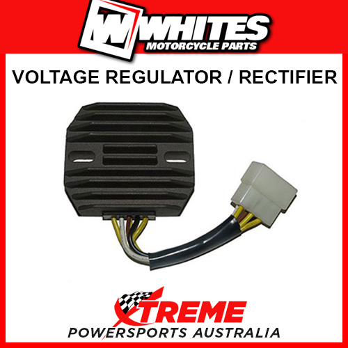 Whites Kawasaki KLF220 BAYOU 2WD 1996-2002 Voltage Regulator/Rectifier (6-PIN) ESR260