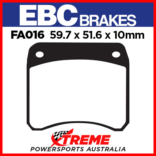 Triumph T 140 V Bonneville 73-74 EBC Organic Front Brake Pads FA016