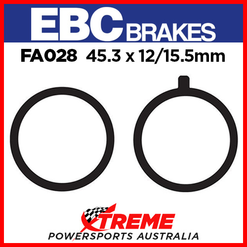 Yamaha RD 50 M 78 EBC Organic Front Brake Pads FA028