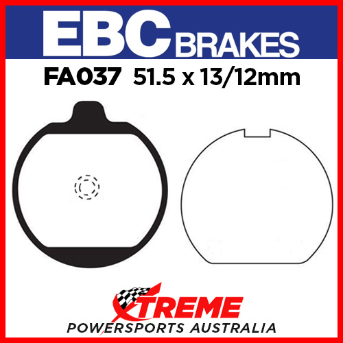 Kawasaki Z 750 B1/B2 77-78 EBC Organic Rear Brake Pads FA037