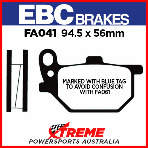 Yamaha RD 250 E/F 78-79 EBC Organic Front Brake Pads FA041