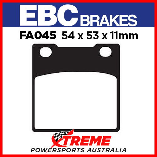 Honda CB 250 T/N/NA/NB/NDB/NDC 78-82 EBC Organic Front Brake Pads FA045