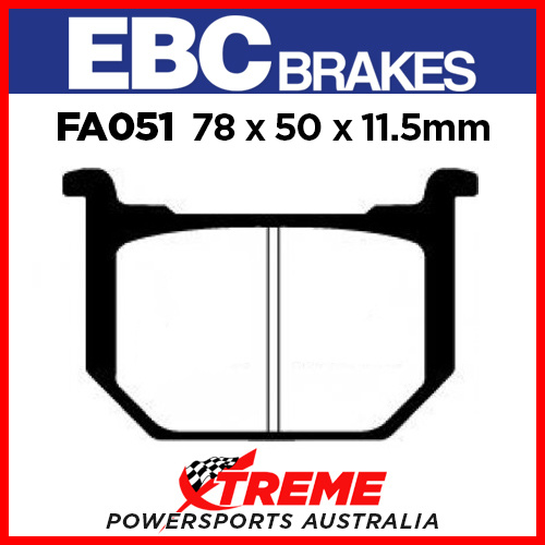 For Suzuki GN 250 F/J/M/R/T 85-97 EBC Organic Front Brake Pads FA051