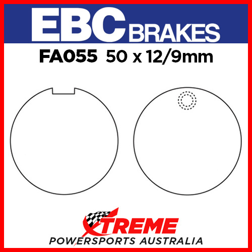 Kawasaki HI-D/E/F 500 73-75 EBC Organic Front Brake Pads FA055