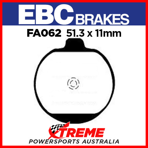 Kawasaki ZG 1300 A1-A3 84-86 EBC Organic Front Brake Pads FA062