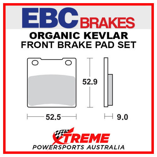 EBC For Suzuki GS250FW 1983-1986 Organic Front Brake Pad FA063