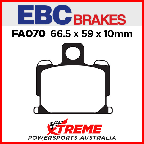 Yamaha RD 50 MX/RD 50 81-87 EBC Organic Front Brake Pads FA070