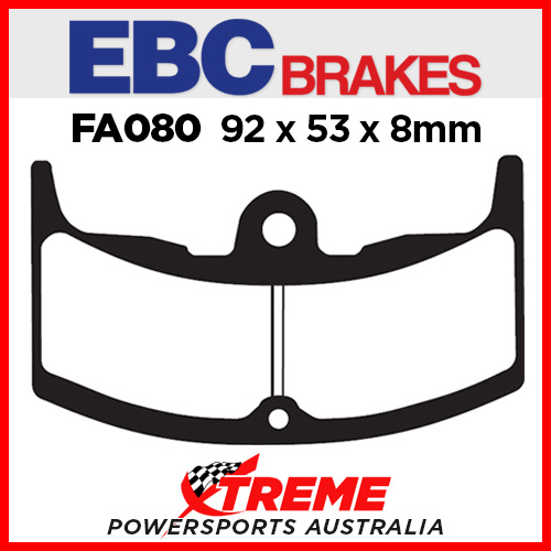 Honda CBX550 FC/F2C/FD/F2D 82-84 EBC Organic Front Brake Pads FA080