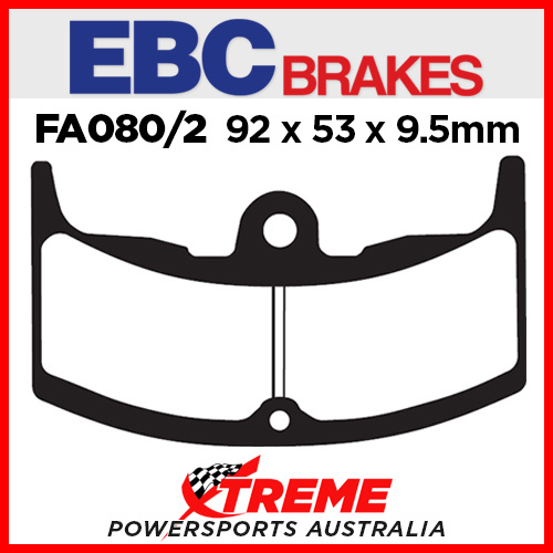 Honda CBX 550 FC/F2C/FD/F2D 82-84 EBC Organic Rear Brake Pads FA080/2