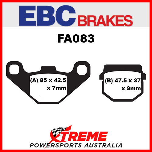 EBC Adly 50 RS Supersonic 06-08 HH Sintered Rear Brake Pad FA083HH