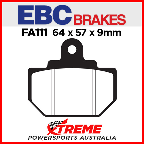 Honda FL 350 R Odyssey 85-87 EBC Organic Rear Brake Pads, FA111