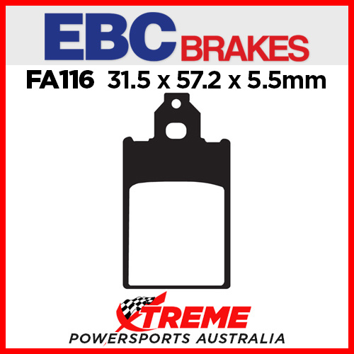 Aprilia Classic 50 92-01 EBC Organic Front Brake Pads, FA116