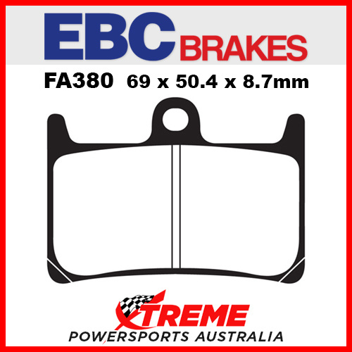 Yamaha YZF-R1 15-16 EBC HH Sintered Front Brake Pads, FA380HH