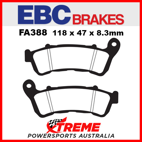 Honda XL 700 08-11 EBC Organic Front Brake Pads, FA388