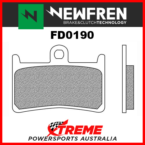 Newfren Yamaha FZ1S 2006-2013 Organic Touring Front Brake Pads FD0190-BT