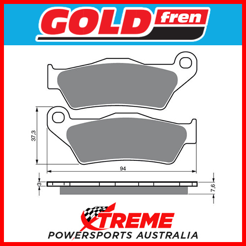 Goldfren Sintered Front Brake Pad Set for KTM 250 EXC 2-Stroke 2016 2017 2018