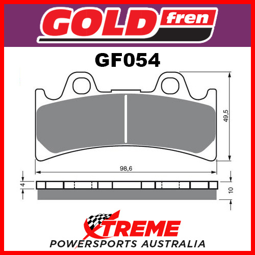 Triumph Daytona Super III 94-97 Sinter Dual Sport Front Brake Pads GF054S3