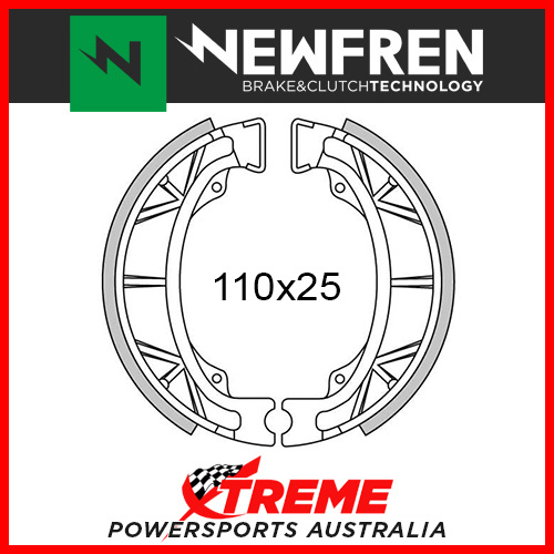 Newfren Rear Brake Shoe Daelim S Five 2001-2012 GF1043