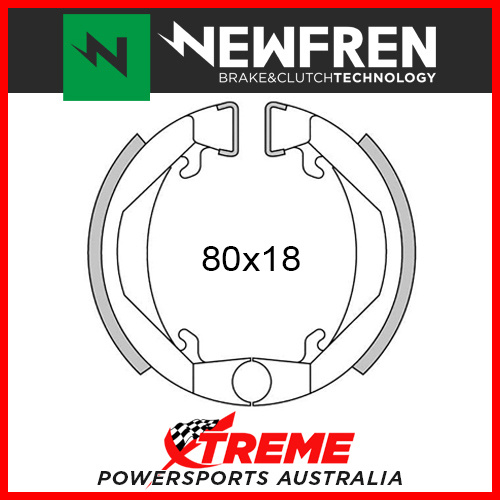 Newfren Rear Brake Shoe Honda PF 50 M 'Novio 1975 GF1143