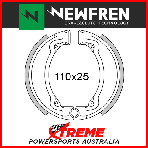 Newfren Rear Brake Shoe Yamaha FS1E DX 1977-1979 GF1188