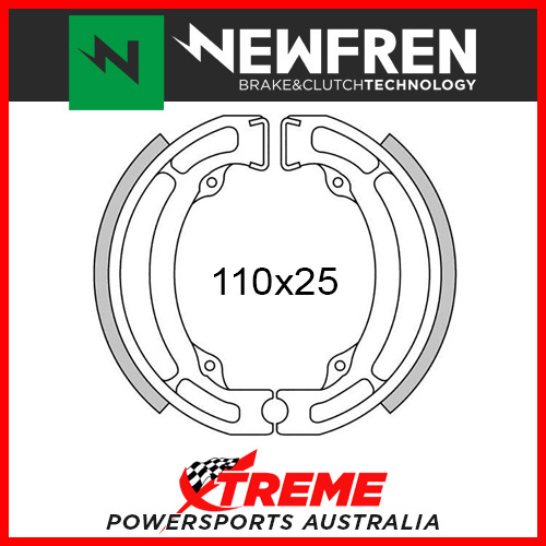 Newfren Rear Brake Shoe Kawasaki KFX 50 2003-2005 GF1196