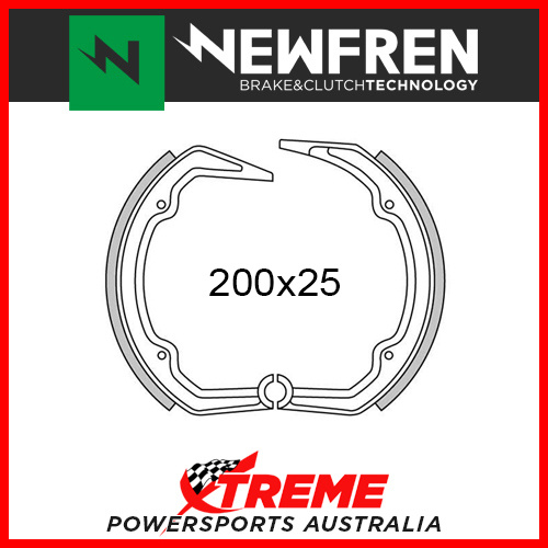 Newfren Rear Brake Shoe BMW R 65 LS 1981-1985 GF1219