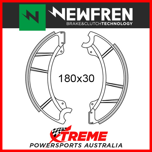 Newfren Front Brake Shoe Kawasaki 250 S1B 1975 GF1242