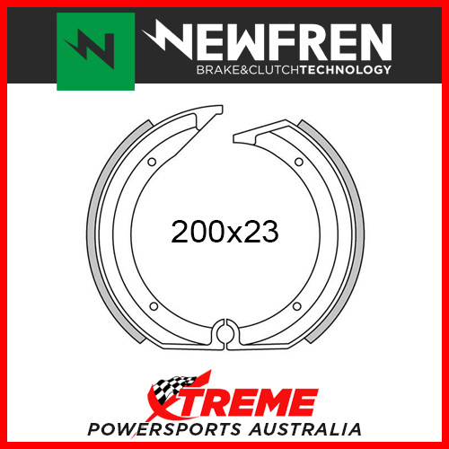 Newfren Rear Brake Shoe BMW K 75/75-S BF 01/09/88 1984-1988 GF1256