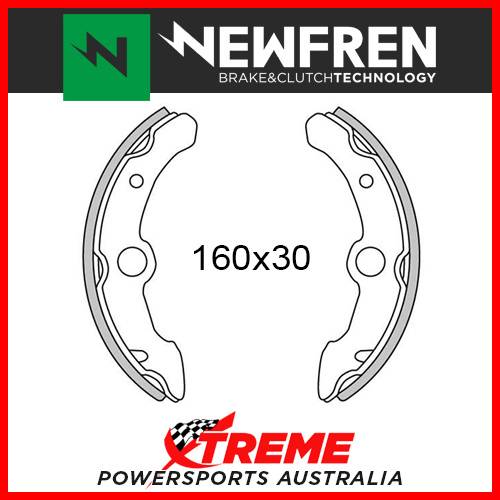 Newfren Front Brake Shoe Yamaha YFM 350 Big Bear 1987-1988 GF1273