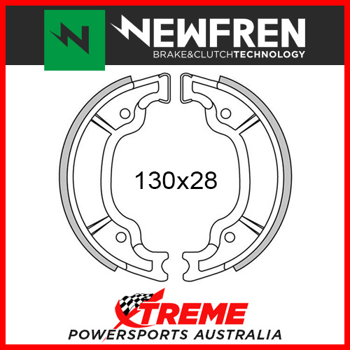 Newfren Rear Brake Shoe Aprilia Exactly 125 Scooter 2T 2000 GF1303