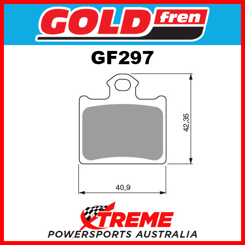 Goldfren Sintered Rear Brake Pad Set for KTM 85 SX Small Wheel 2016-2020