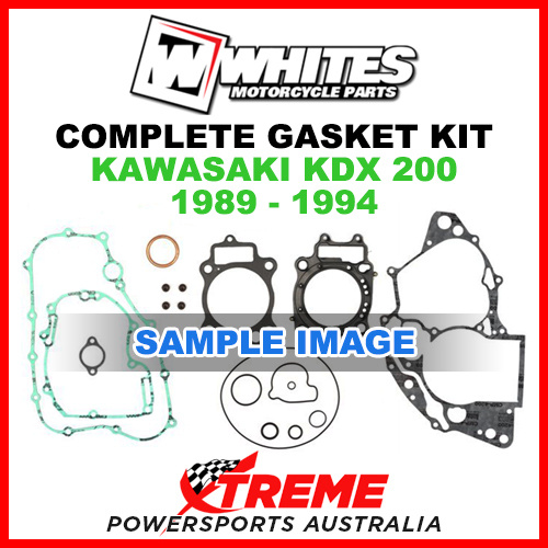 Whites Kawasaki KDX200 1989-1994 Complete Top Bottom Gasket Kit