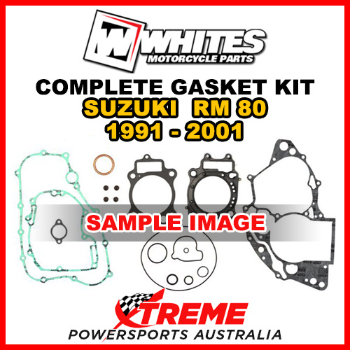 Whites For Suzuki RM80 RM 80 1991-2001 Complete Top Bottom Gasket Kit